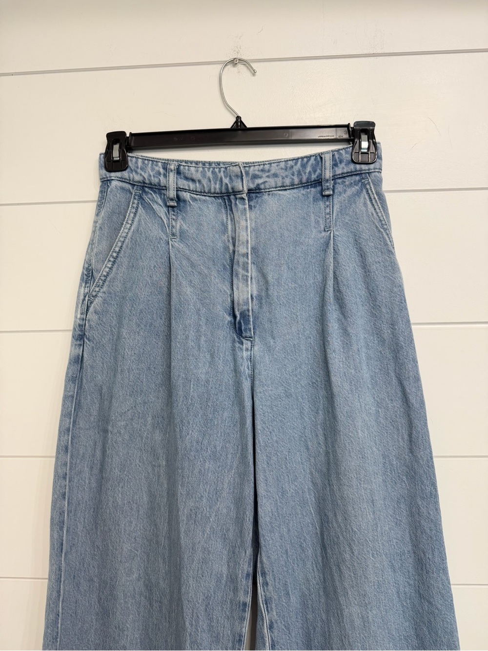Rag & Bone Billie Featherweight Abigail Pleated jeans Pants Size 25 36988 - Picture 8 of 16